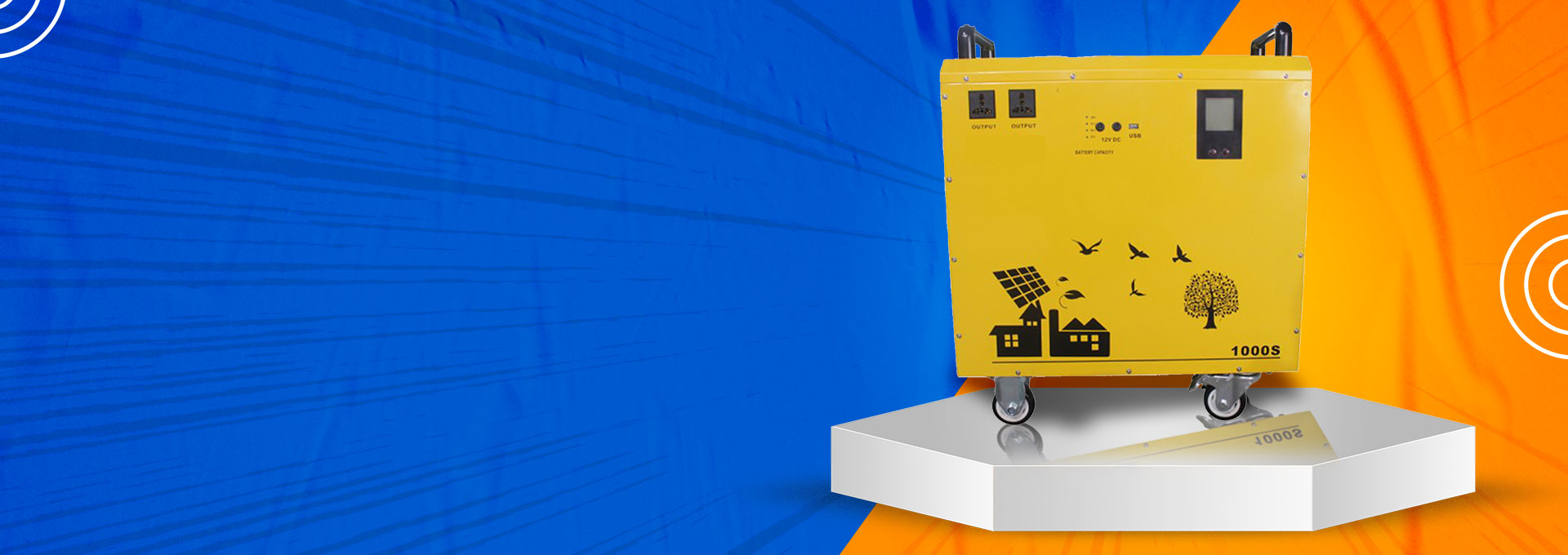 Keep your TV, lights, Phones and WiFi devices on with this invertor. Lasts between 4-8HRS 